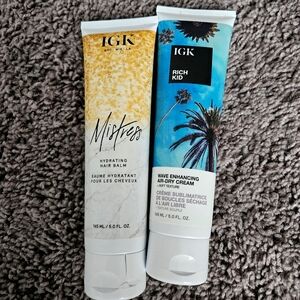 IGK Mistress and Wave Enhancing Air Dry Cream